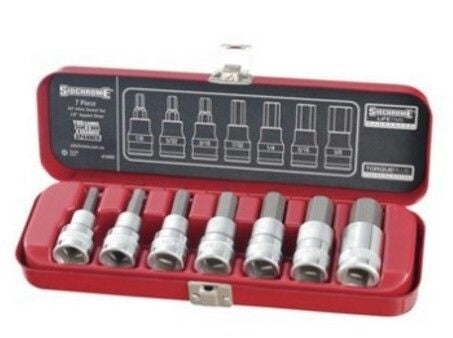 Sidchrome 7 Piece 3/8 Drive In-Hex Socket Set - AF SCMT13456"