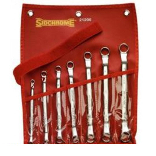 Sidchrome 7 Piece Ring Spanner Set - Metric SCMT21206