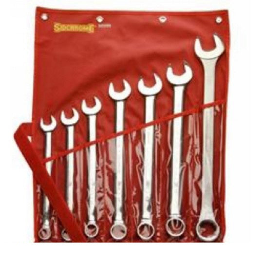 Sidchrome 7 Piece Ring & Open End Spanner Set - Metric SCMT22209