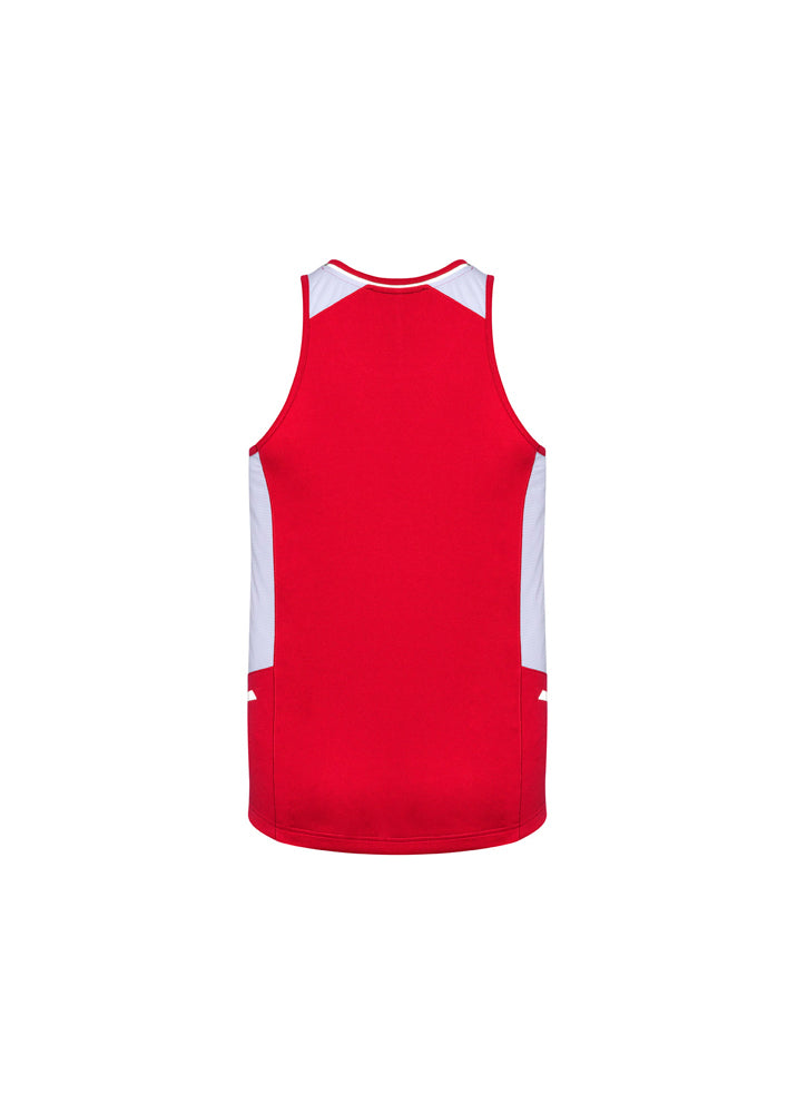 Biz Collection Mens Renegade Singlet Royal/Navy/Fluoro Orange