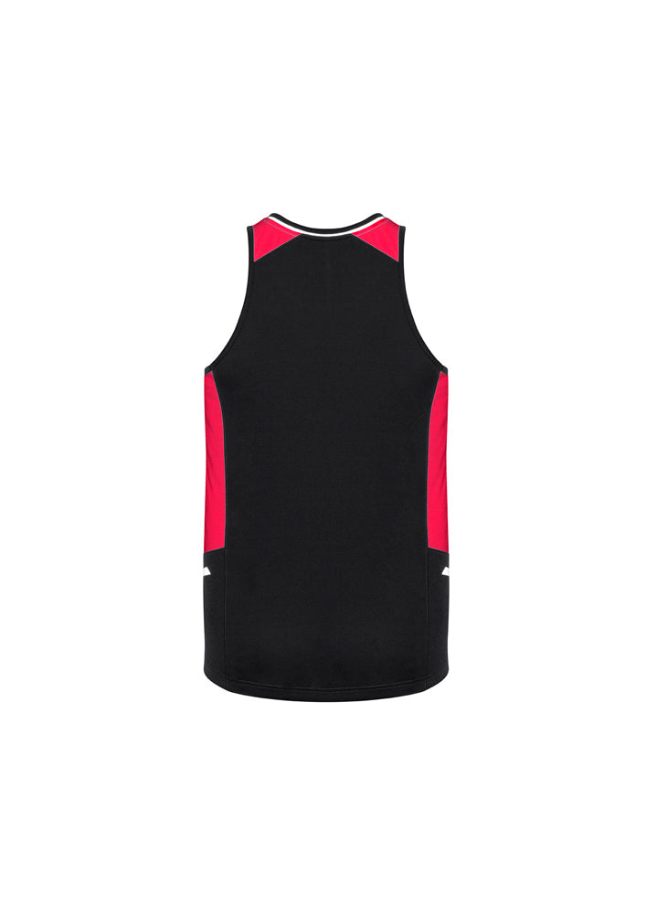Biz Collection Mens Renegade Singlet Royal/Navy/Fluoro Orange