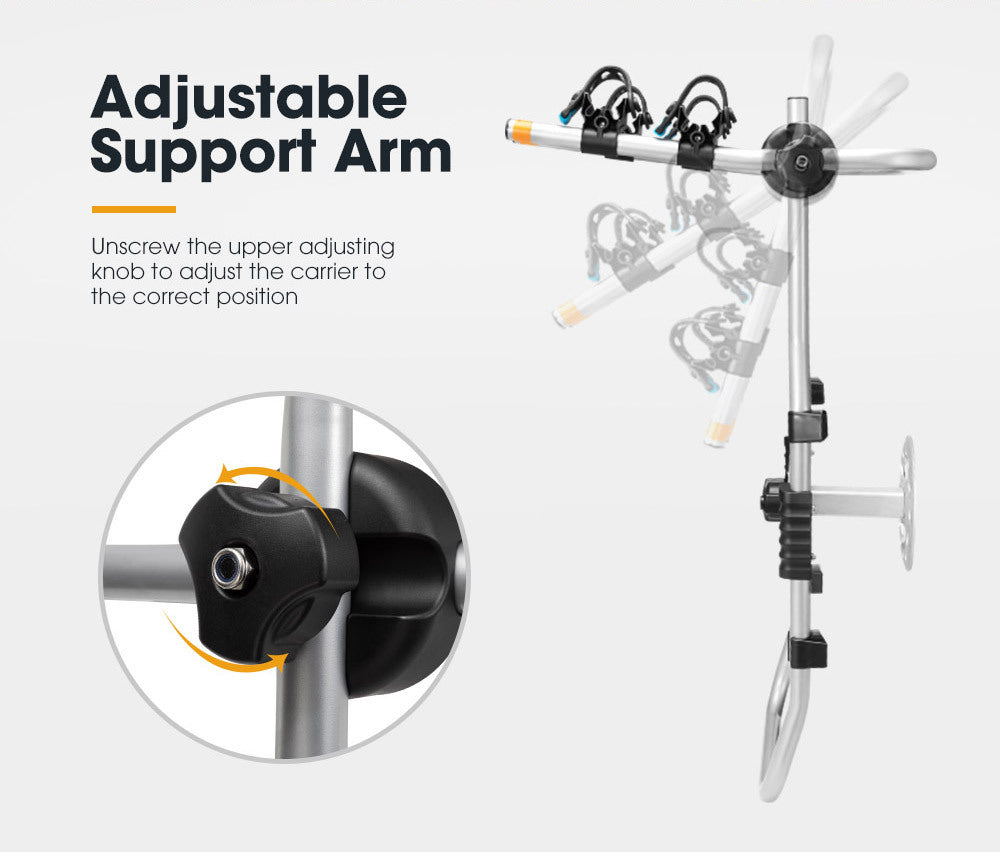 SAN HIMA 2 Bicycle Bike Carrier Spare Tire Rack Foldable