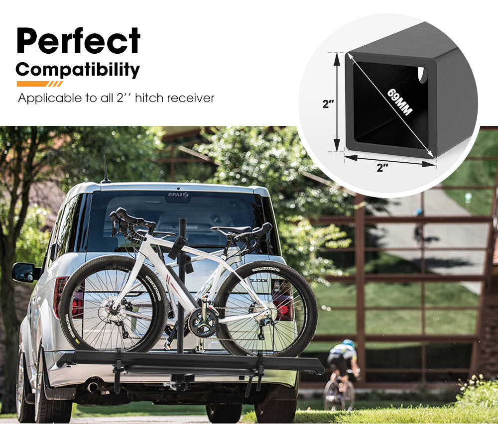 SAN HIMA 2 E-Bike Bicycle Carrier Rack Towbar Hitch 2" Receiver Mount Car Rear Rack