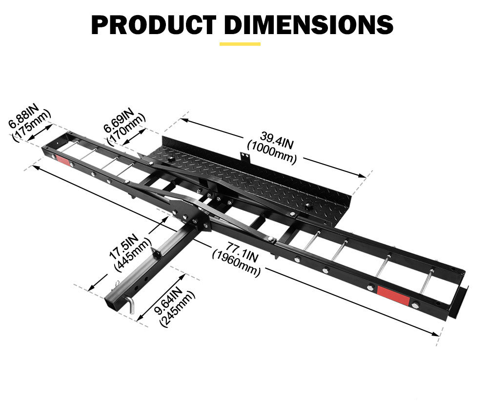 SAN HIMA Steel Motorcycle Motorbike Carrier