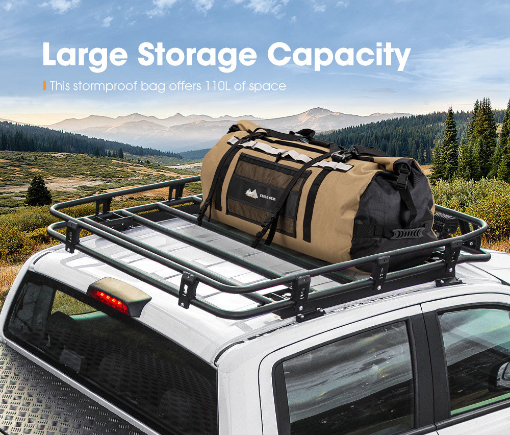 SAN HIMA Cargo Bag 110L Large Stormproof Bag Water Resistant Outdoor Camping 4WD