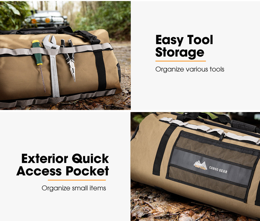 SAN HIMA Cargo Bag 110L Large Stormproof Bag Water Resistant Outdoor Camping 4WD