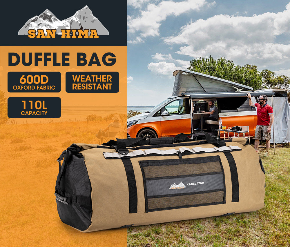 SAN HIMA Cargo Bag 110L Large Stormproof Bag Water Resistant Outdoor Camping 4WD