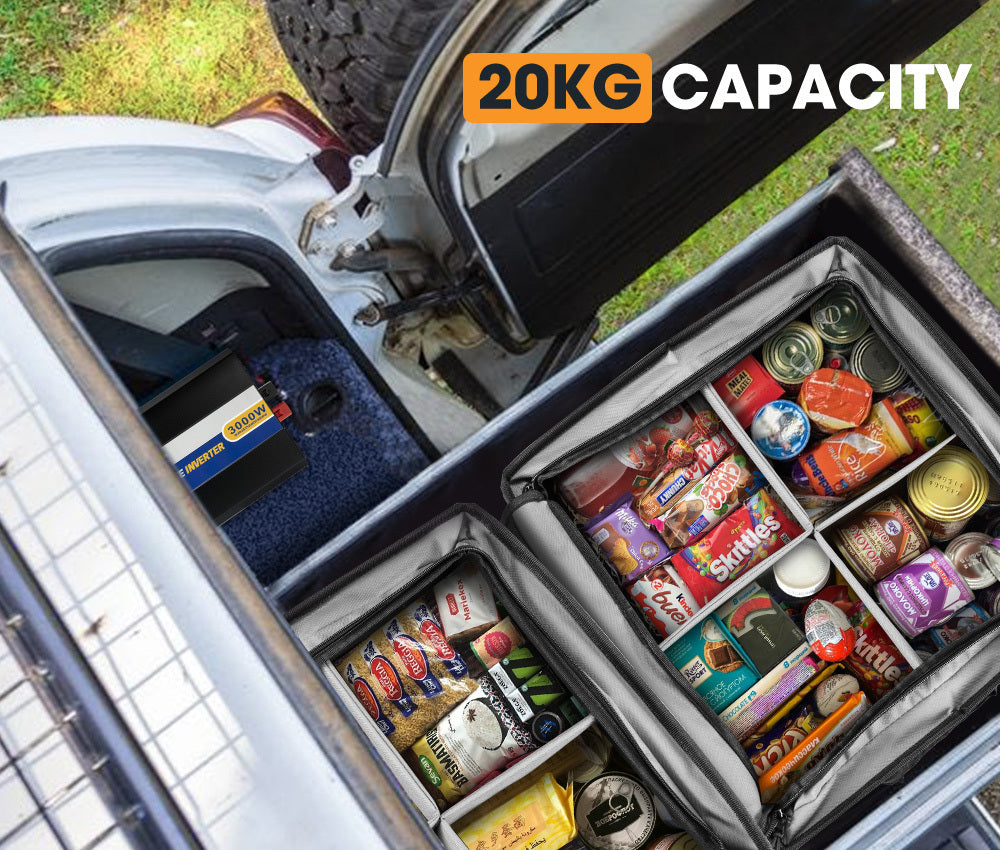 SAN HIMA 3x Tough Canvas Bag Camping Storage Bag Weather Resistant 4WD