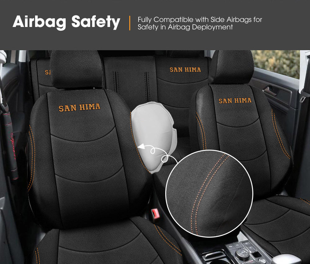 San Hima Car Seat Covers For Holden Commodore Full Set Double Cab 2013-2018