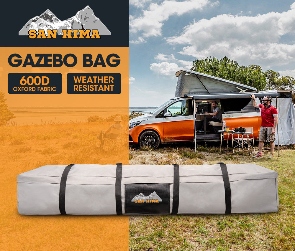 SAN HIMA Gazebo Roof Top Canvas Bag Storage Water Resistant Outdoor Camping 4WD