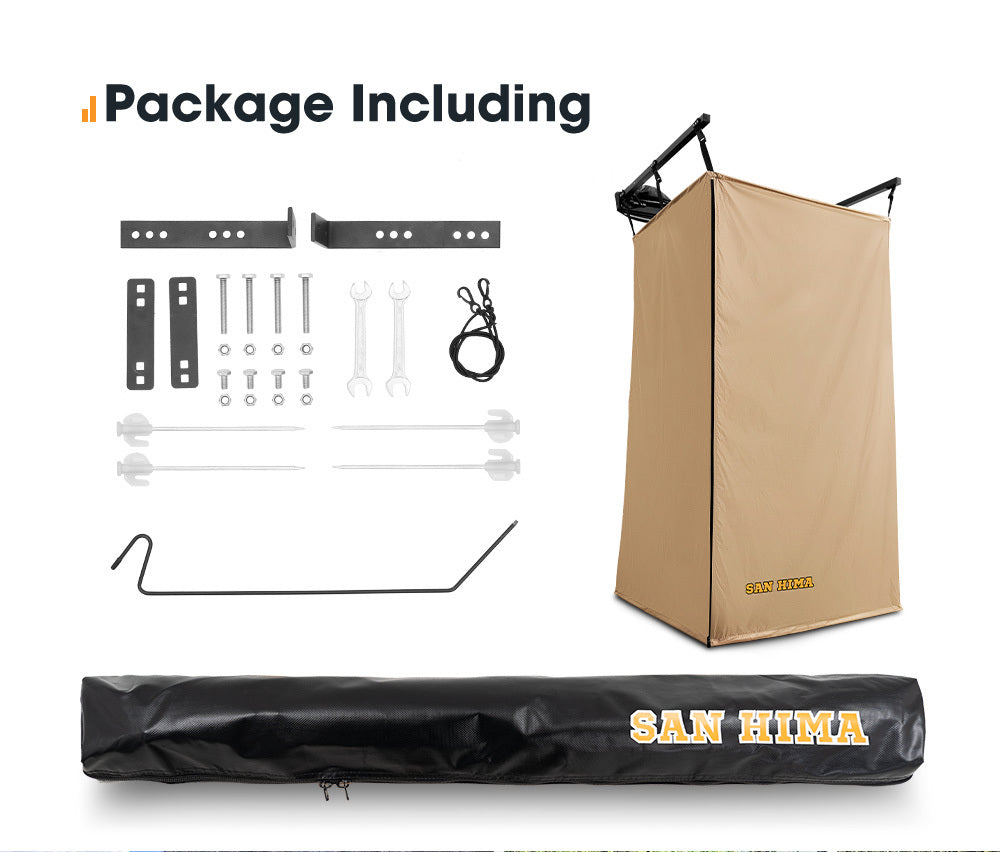 SAN HIMA Camping Shower Tent Awning Fold-Out Instant Ensuite Change Room