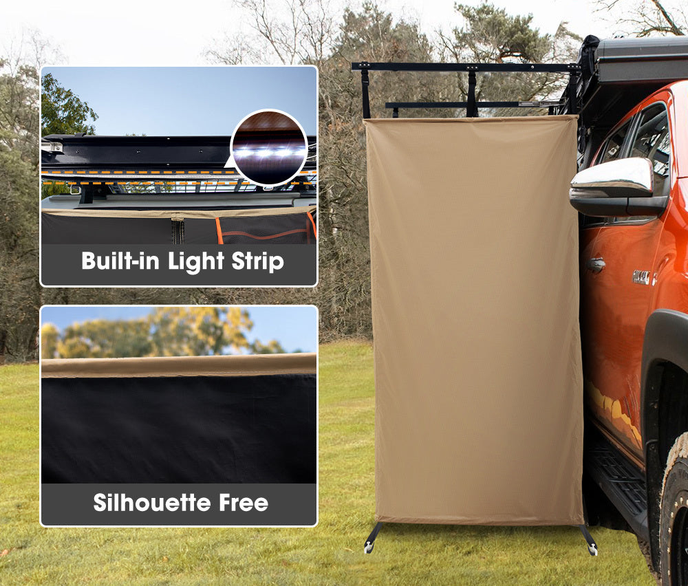 SAN HIMA Camping Shower Tent Awning Fold-Out Instant Ensuite Change Room