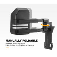 SAN HIMA Extendable Towing Mirrors for Toyota LandCruiser 70 75 76 78 79 Series