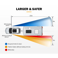 SAN HIMA Extendable Towing Mirrors for Mitsubishi Triton MQ/MR 2015 - ON