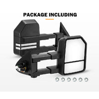 SAN HIMA Extendable Towing Mirrors for Mitsubishi Triton MQ/MR 2015 - ON