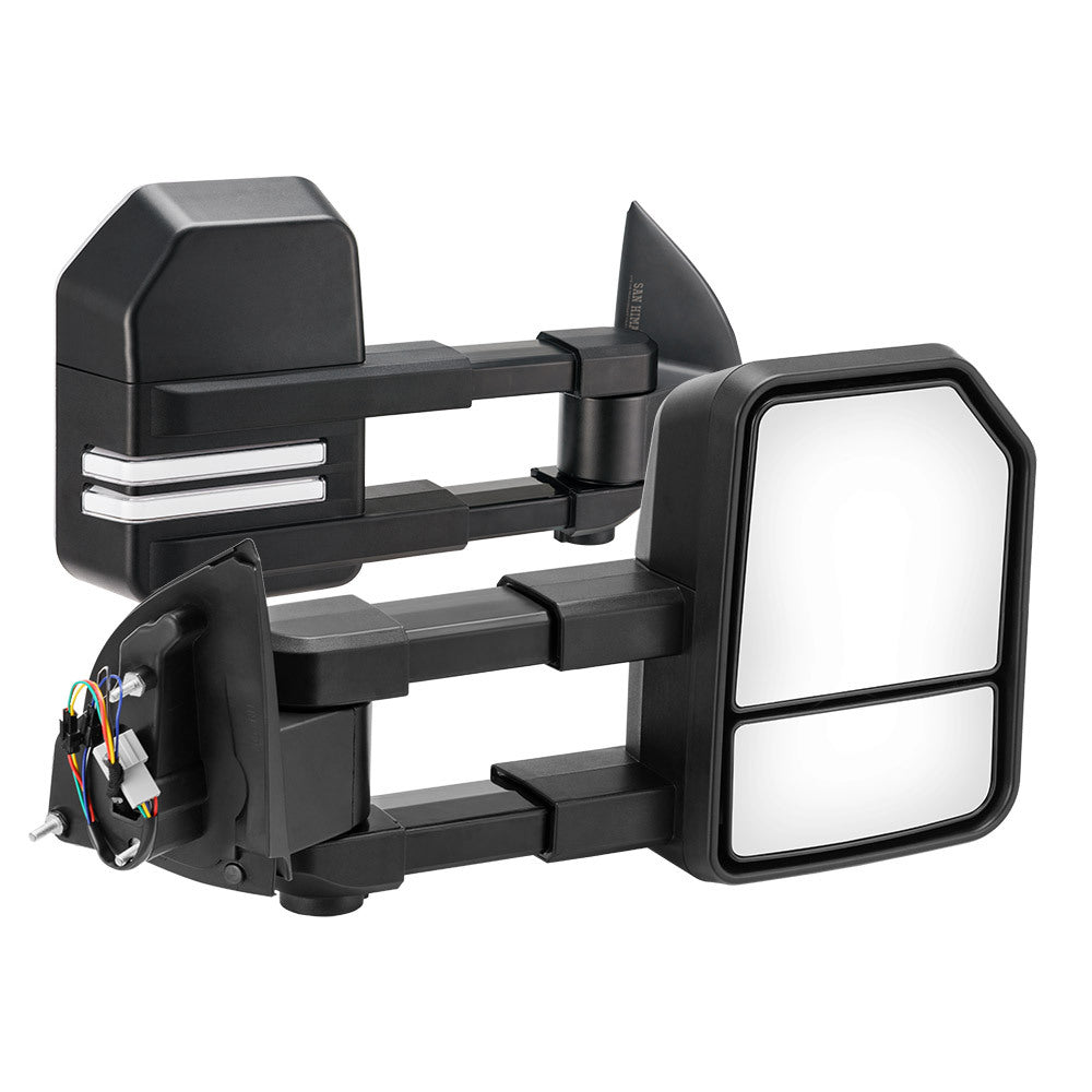 SAN HIMA Towing Mirrors for FORD RANGER Wildtrak MK PX PX2 PX3 XL XLT XLS 2012-MY2021