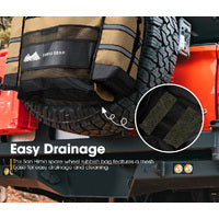 SAN HIMA Spare Wheel Rubbish Bag 69L Dirty Gear Bag Bin Car Rear Tire Trash Bag