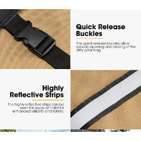 SAN HIMA Spare Wheel Rubbish Bag 69L Dirty Gear Bag Bin Car Rear Tire Trash Bag