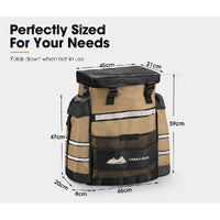 SAN HIMA Spare Wheel Rubbish Bag 69L Dirty Gear Bag Bin Car Rear Tire Trash Bag