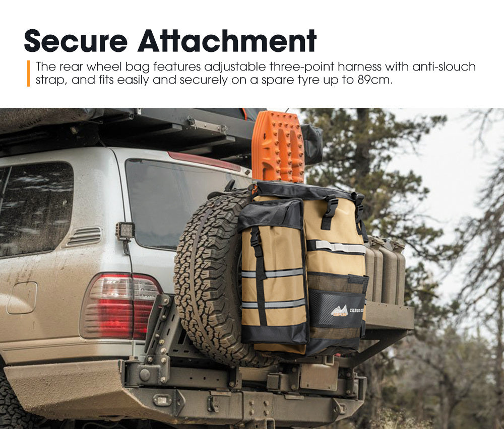 SAN HIMA Spare Wheel Rubbish Bag 69L Dirty Gear Bag Bin Car Rear Tire Trash Bag