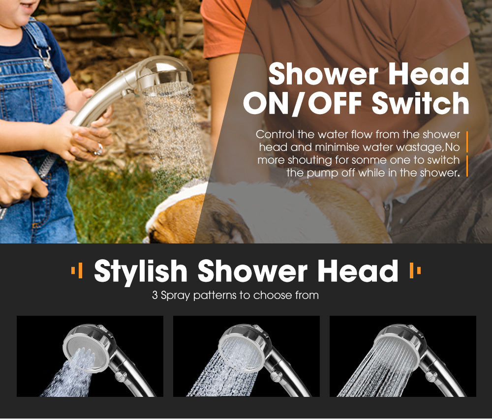 SAN HIMA Portable Gas Water Heater System 8L Outdoor Camping Shower Caravan