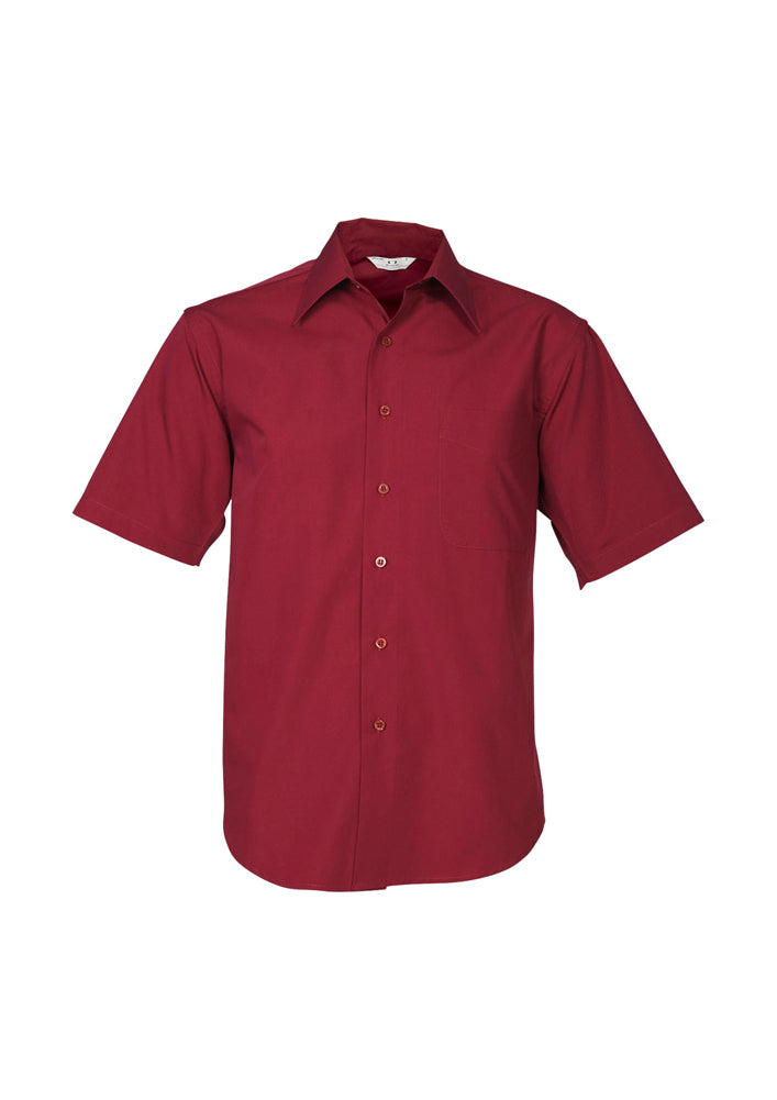 Biz Collection Mens Metro Short Sleeve Shirt