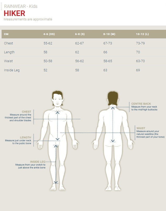 Sherpa Kid's Stay Dry Hiker Rain Jacket