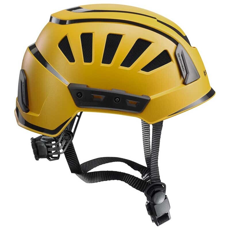 Inceptor Grx Vented Helmet Yellow C/W Reflective Stickers