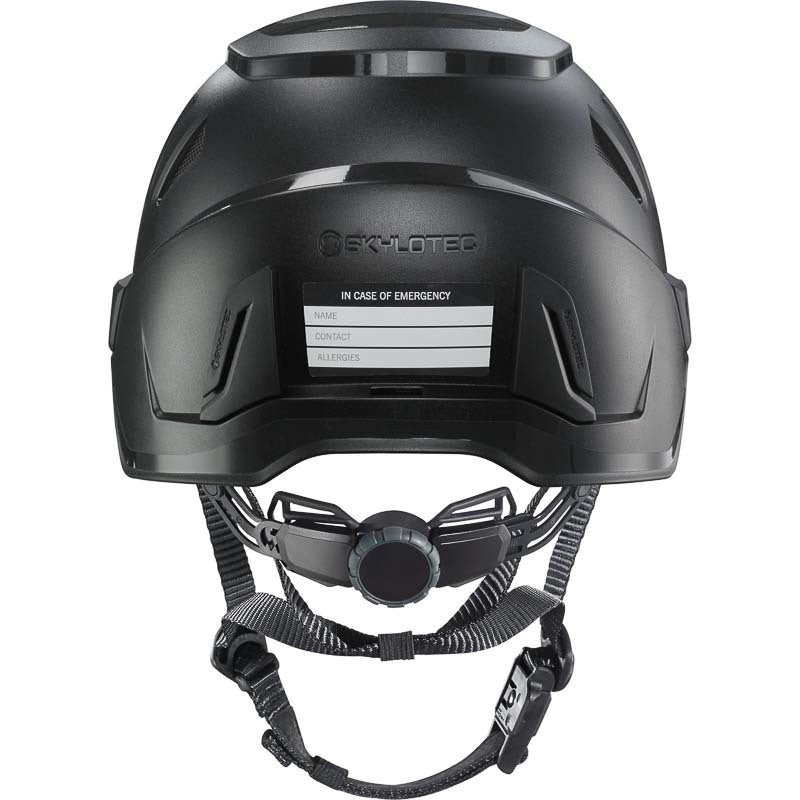 Inceptor Grx Vented Helmet Black C/W Reflective Stickers