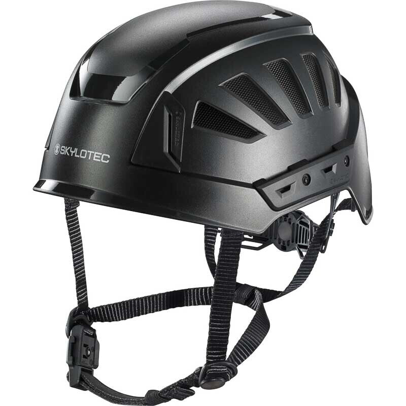 Inceptor Grx Vented Helmet Black C/W Reflective Stickers