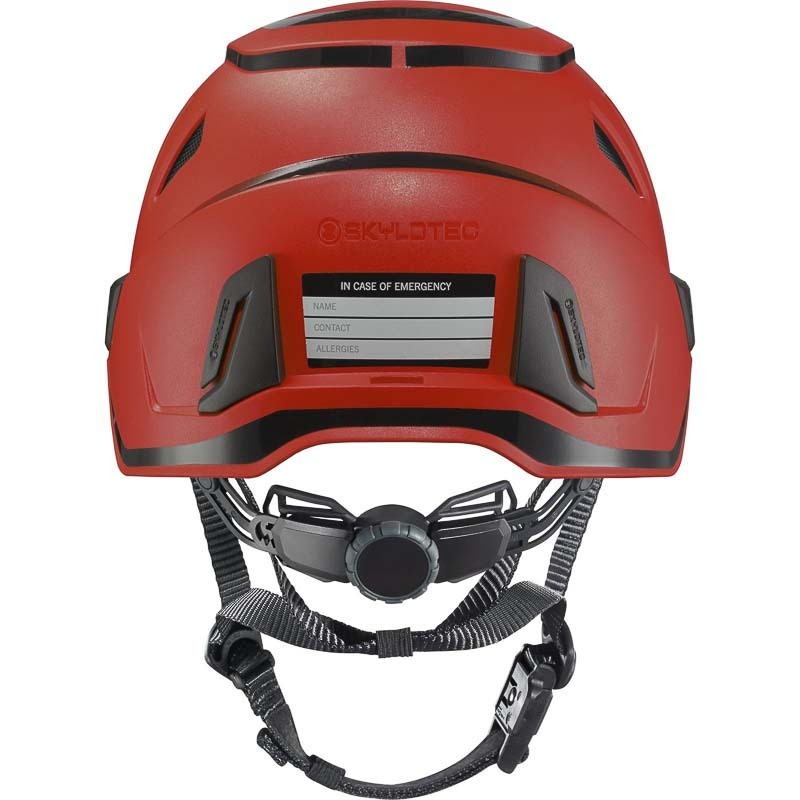 Inceptor Grx Vented Helmet Red C/W Reflective Stickers