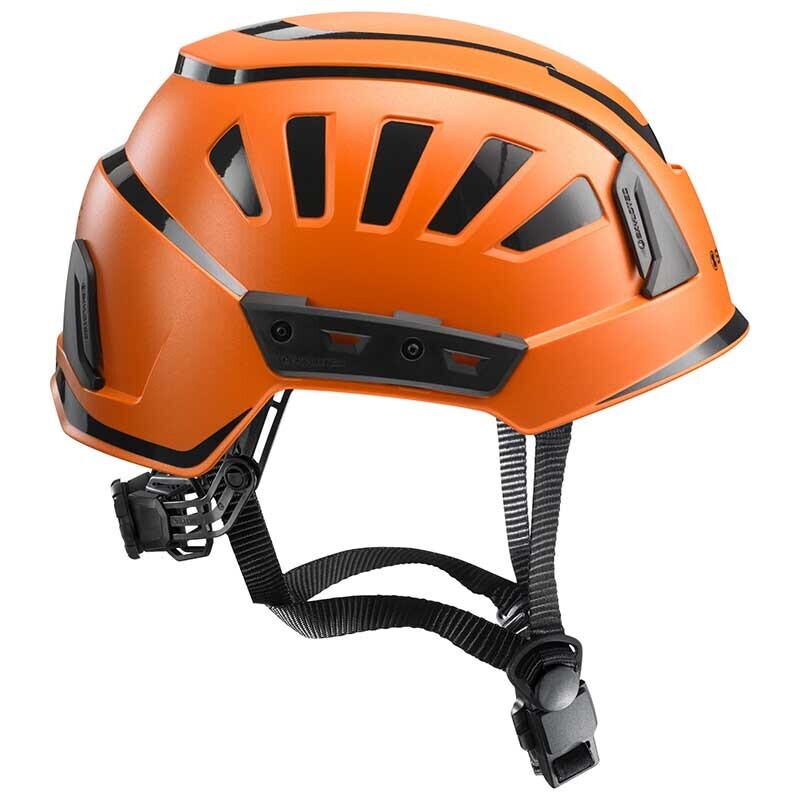 Inceptor Grx High Voltage Helmet Electrically Insulated Orange C/W Reflective Stickers