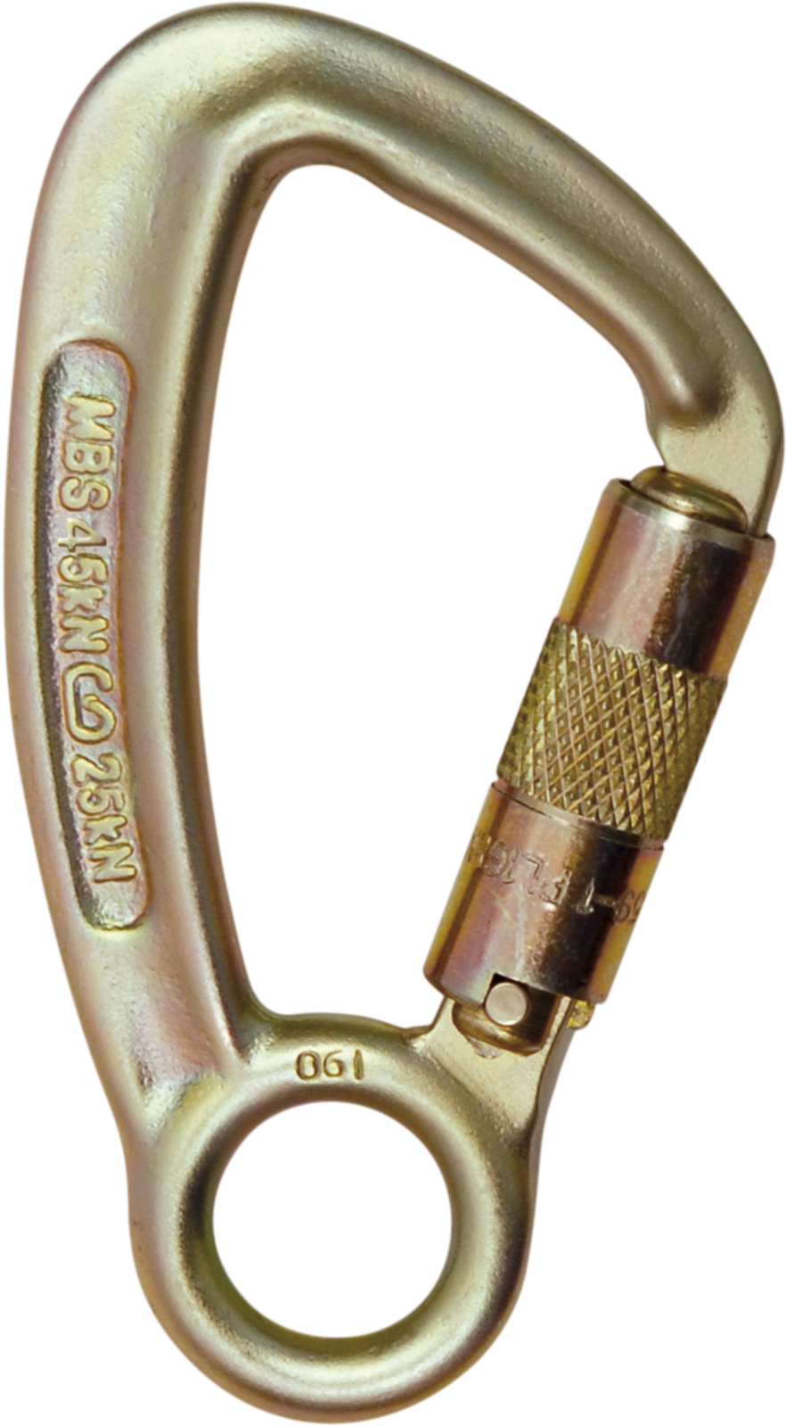 Kobra Tw 45kN Captive Eye Steel 22mm Gate Opening Twist Lock Karabiner