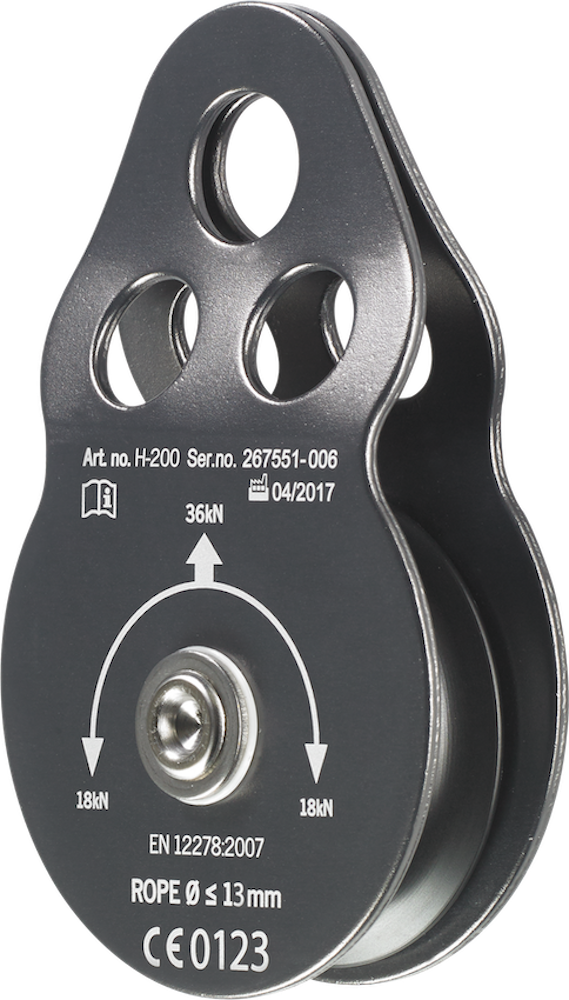 Pollux Alloy 36kN Single Roll 260G 14mm Eye Max 14mm Rope