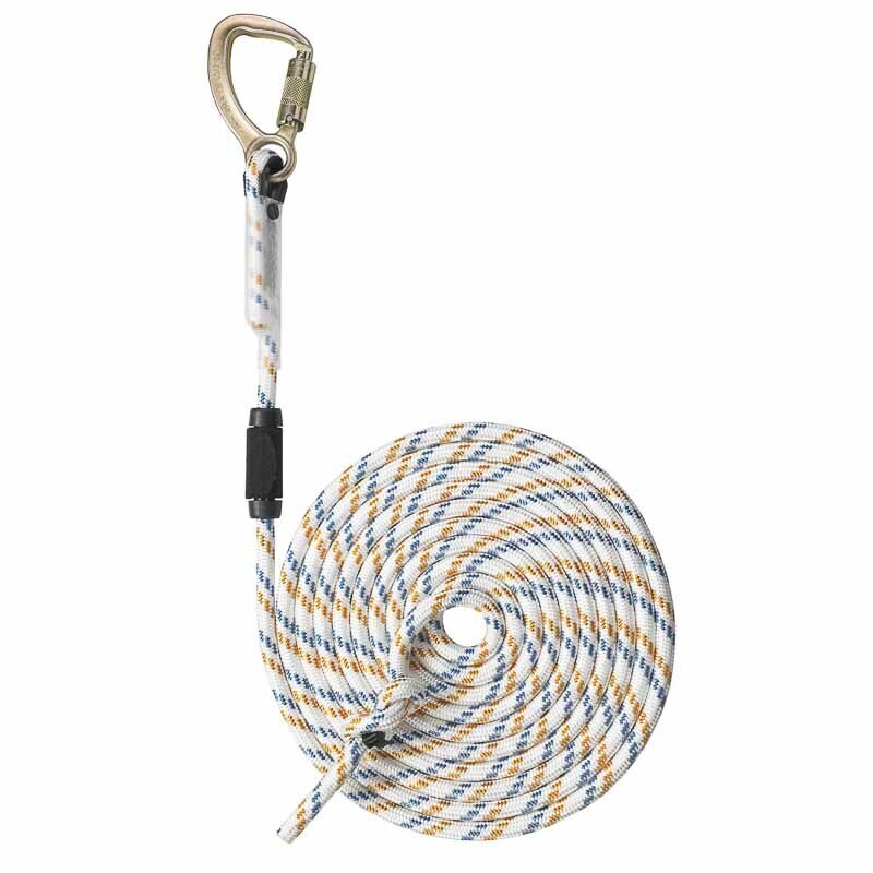 12mm Static Kernmantle Rope With Kobra Triple Action Karabiner