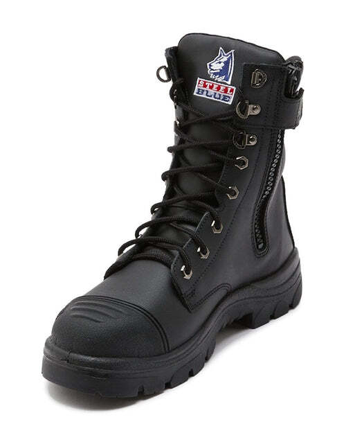 Steel Blue Portland ZipScuff Cap Safety Boot Size