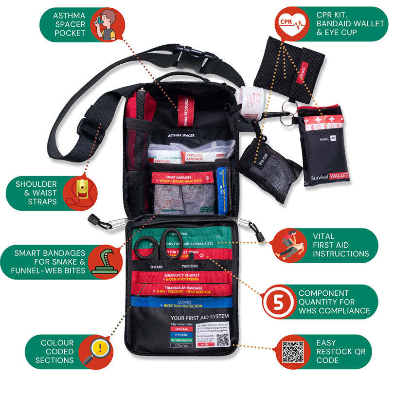 Survival grab&go first aid kit