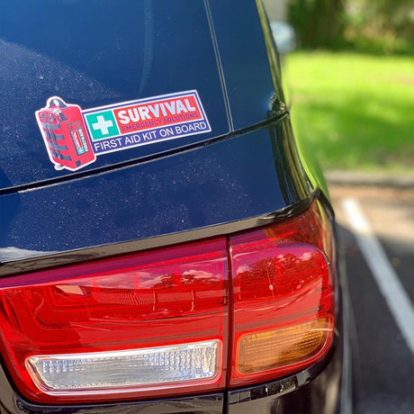 First aid kit sticker