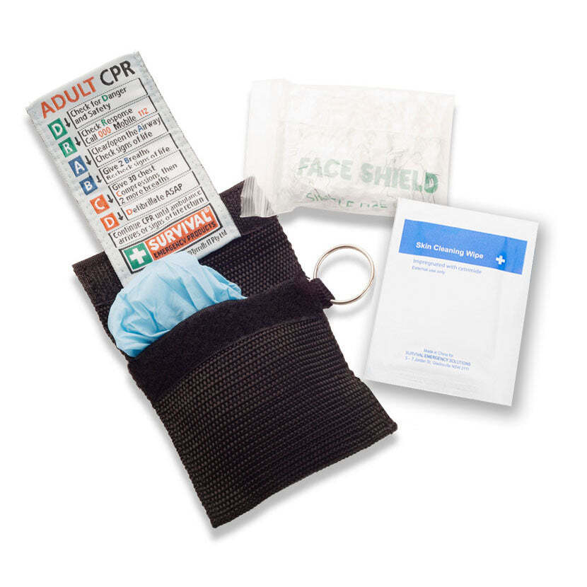 Survival mini cpr kit