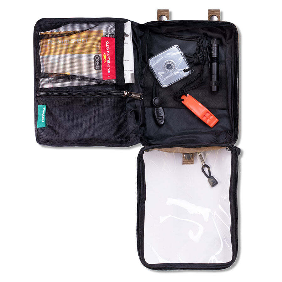 Survival travel first aid kit