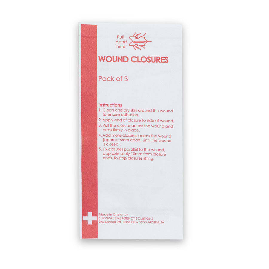 Wound closures (pack of 3)