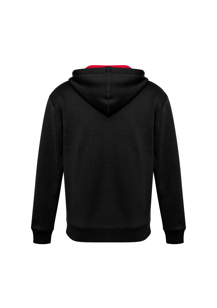 Biz Collection Adults Renegade Hoodie Black/White/Silver