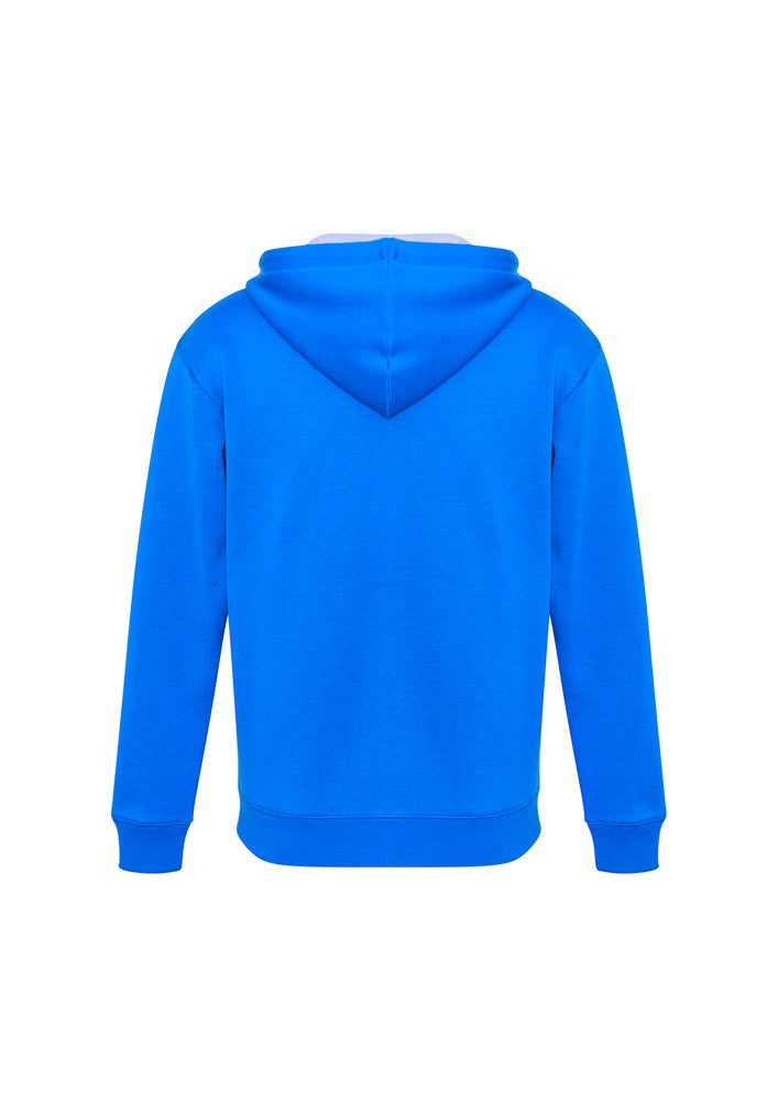 Biz Collection Adults Renegade Hoodie Grey/Black/Fluoro Yellow