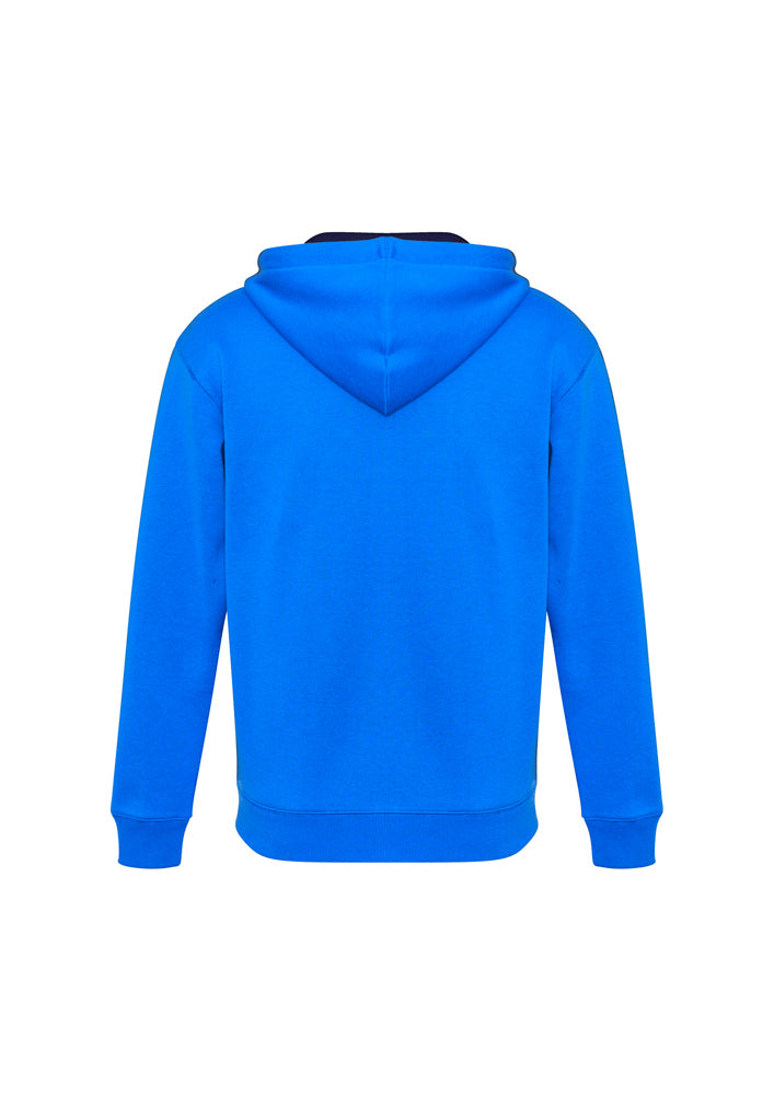 Biz Collection Adults Renegade Hoodie Grey/Fluoro Lime/Silver