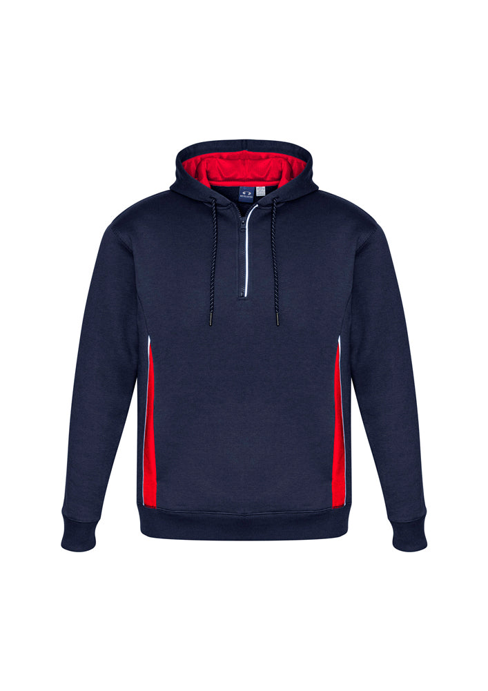 Biz Collection Adults Renegade Hoodie Black/Red/Silver