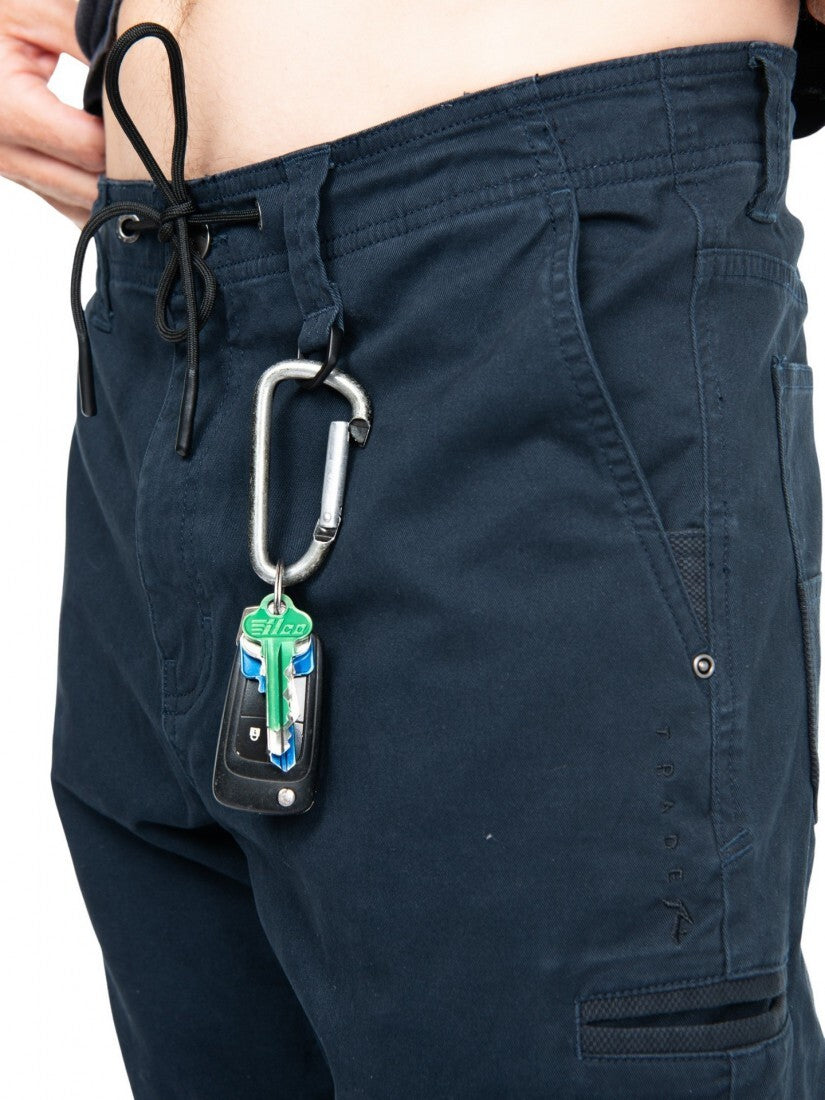 Under Taking Cuffed Pant Colour Navy Blue