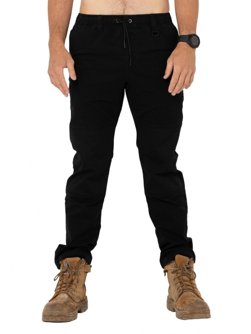 Heavy Lifts Elastic Pant Colour Black
