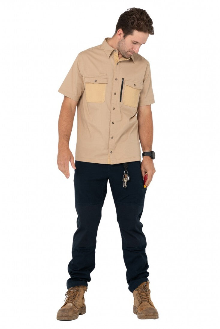 Heavy Lifts Elastic Pant Colour Navy Blue