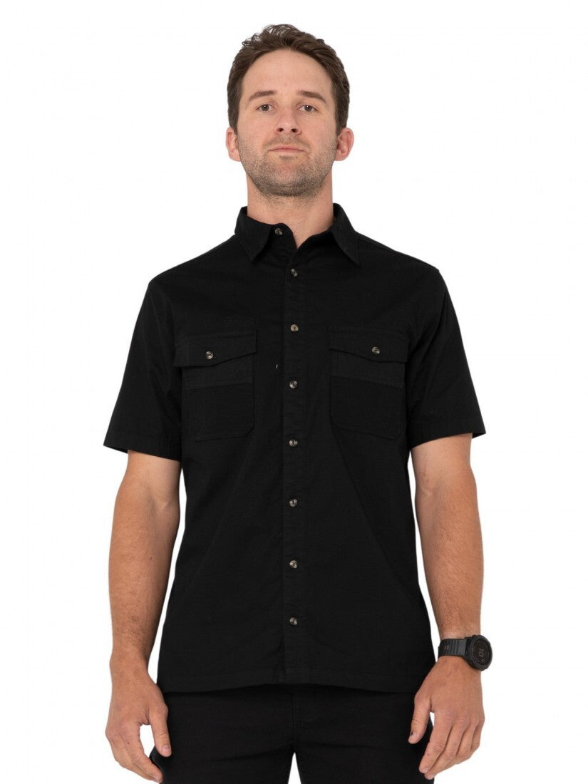 Elbow Grease Short Sleeve Tee Colour Khaki