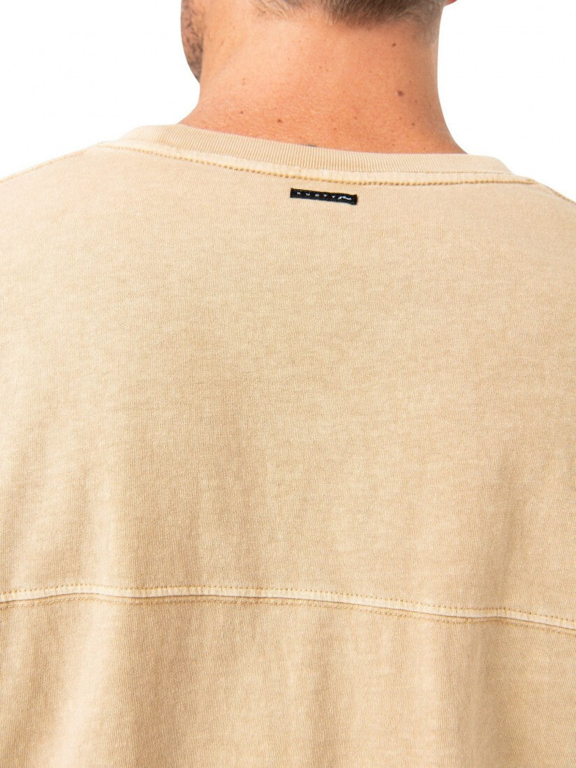 Elbow Grease Short Sleeve Tee Colour Khaki